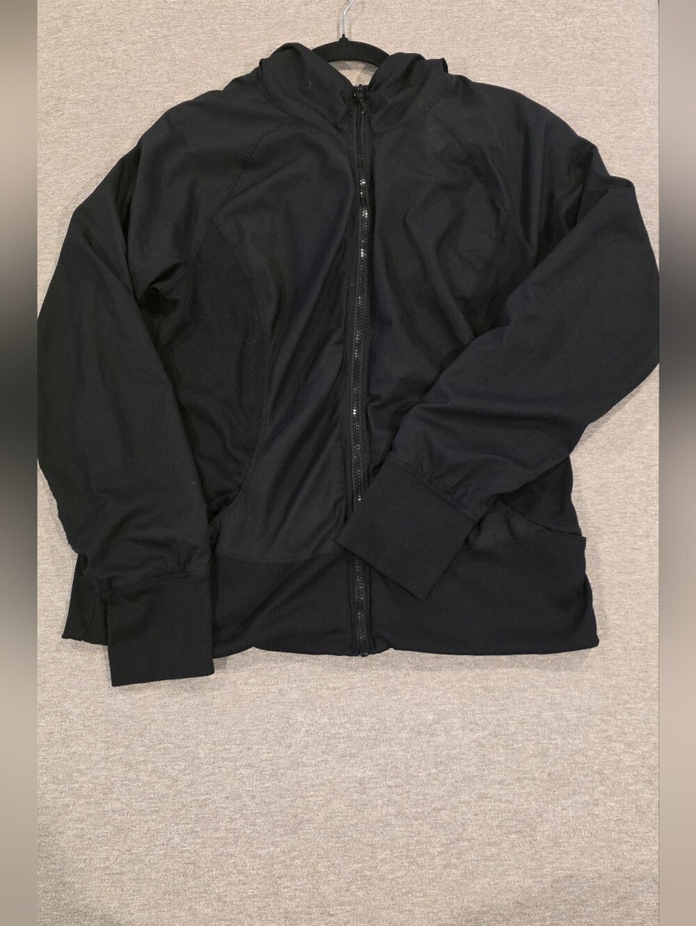 Men's Black Full-Zip Lightweight Jacket